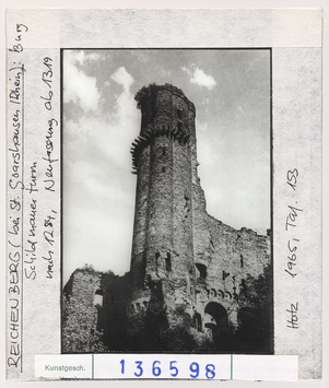 Vorschaubild Reichenberg bei St. Goarshausen am Rhein: Burg, Schildmauerturm 